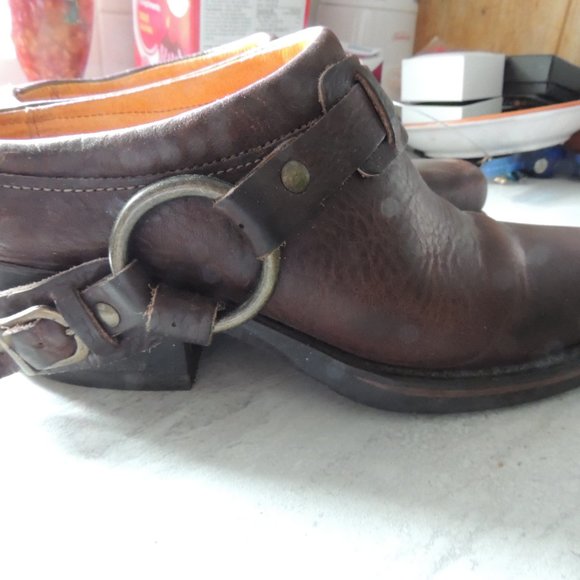 Frye Carson Mules Clogs, Made in USA - Picture 4 of 4